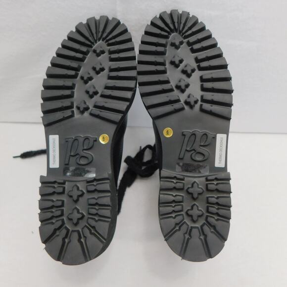 Paul Green Black Womens Merino Wool Lace up Lined Hiker Boots Size 6 New - Picture 9 of 12